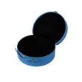 DS Hot Sale Custom Printed Logo PU Leather Large Round Hat Storage Boxes